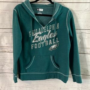 Philadelphia Eagles Women's Hoodie Sweatshirt - LG